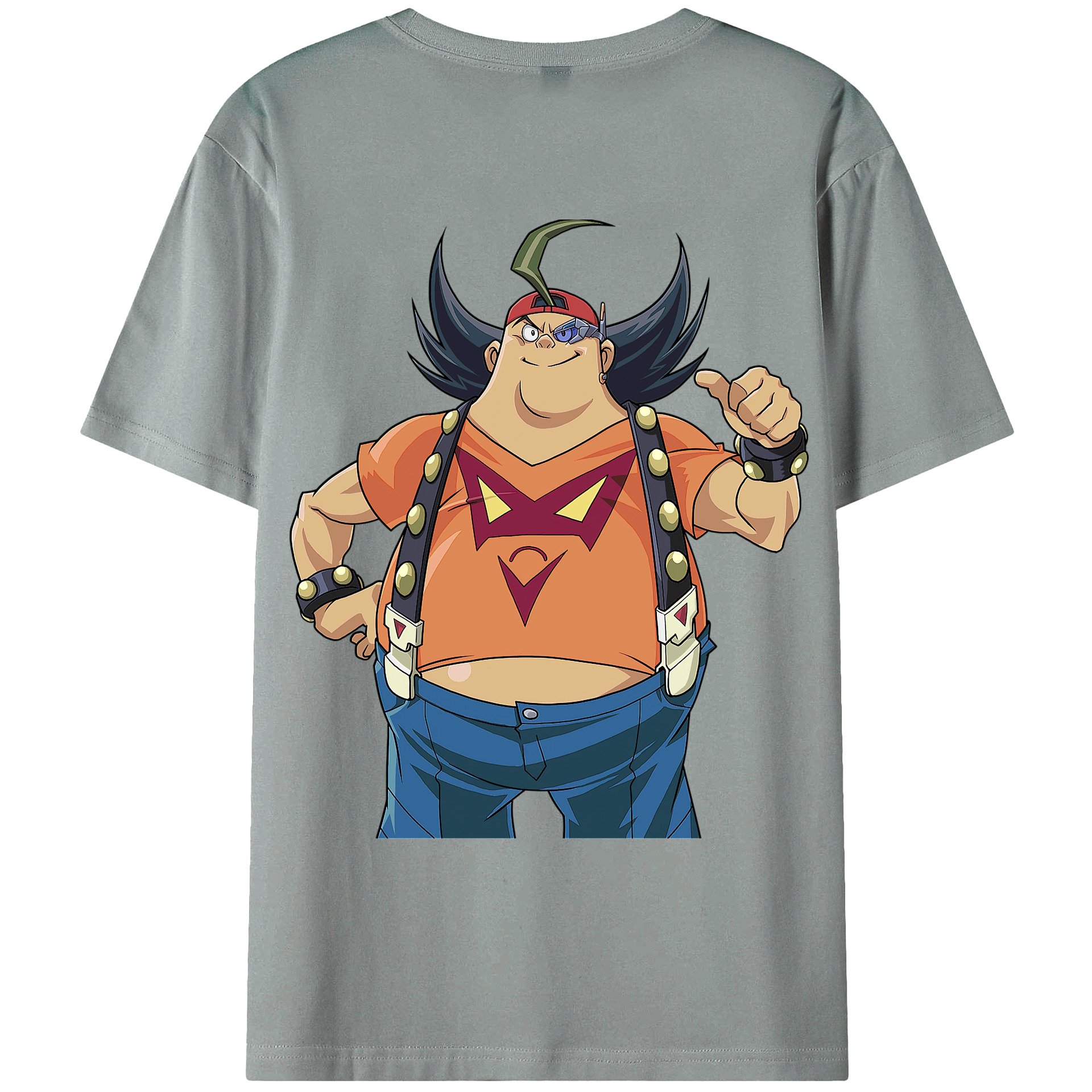（画像用） 遊☆戯☆王 Yu-Gi-Oh! 綿100％ メンズ半袖Tシャツ（バックプリント） 通気性